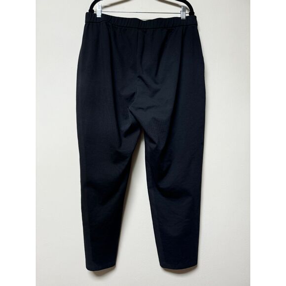 EILEEN FISHER Cotton Blend Ponte High-Waisted Slim Fit Pant, Ankle Length, Sz XL - Picture 6 of 16